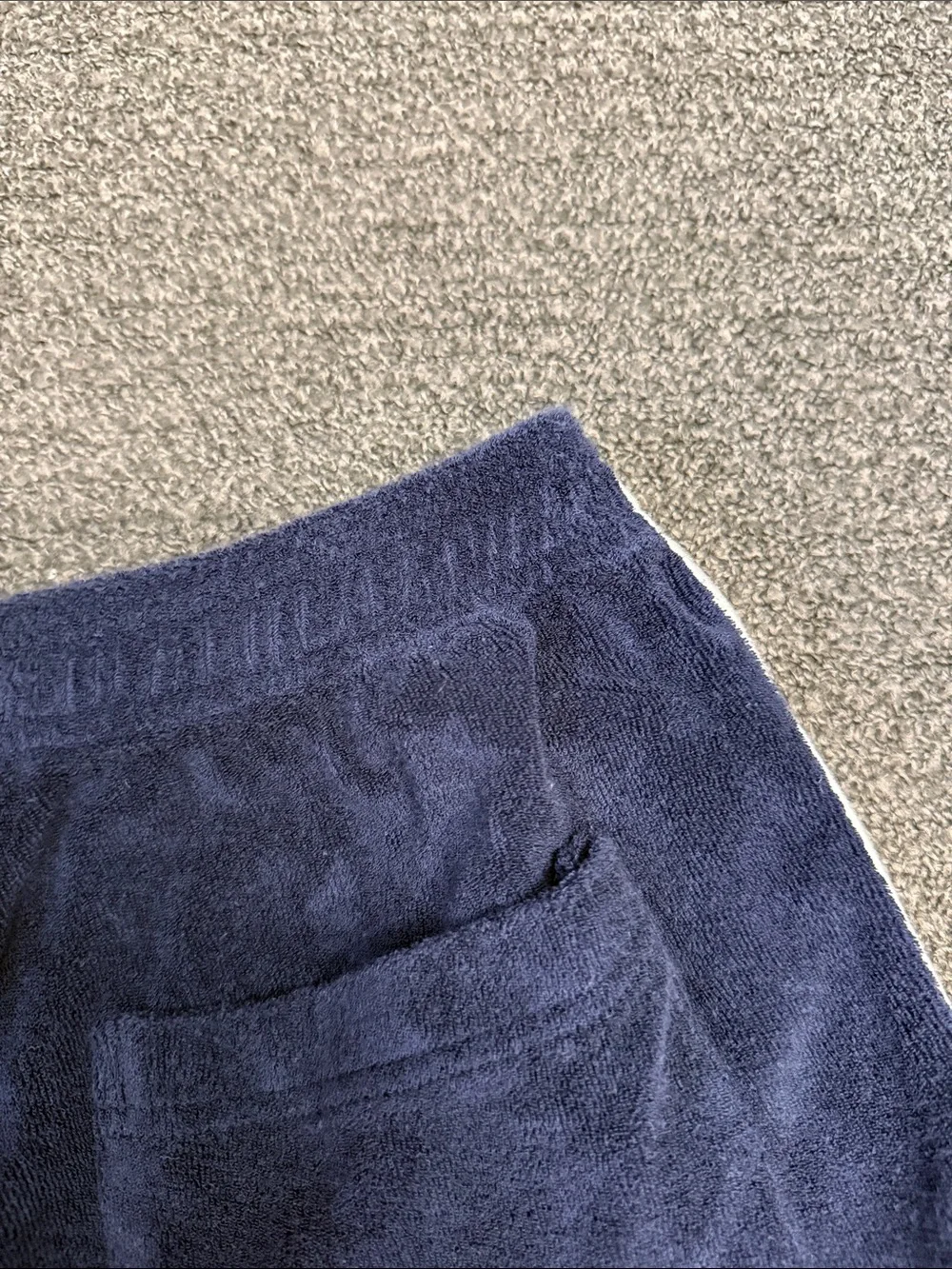 Sporty & Rich x Prince Sporty Terry Short in Navy/White